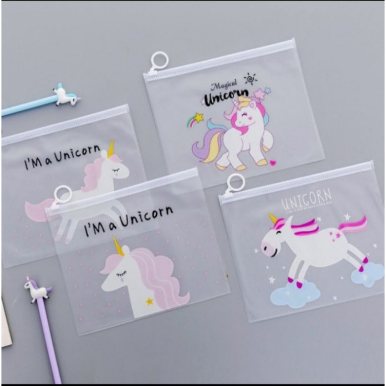 

Unicorn and Panther A5 Stationery File Folder / Tempat Pensil /