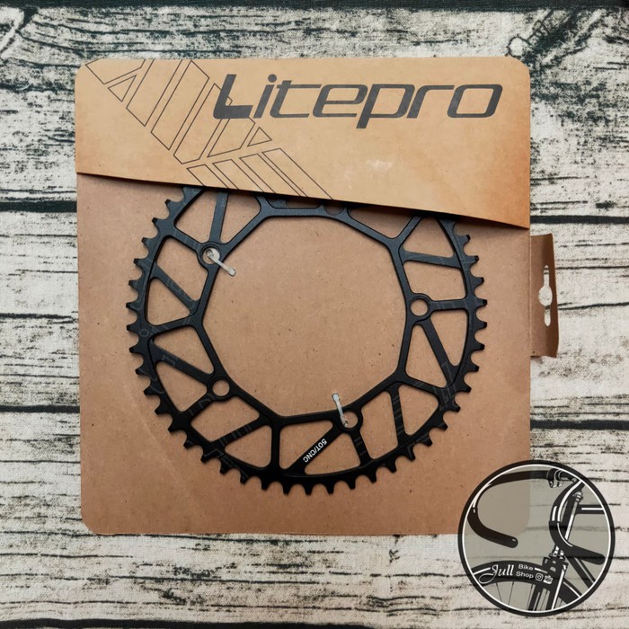 MURAH   Chainring litepro crank teeth hitam 50 52 54 T piringan