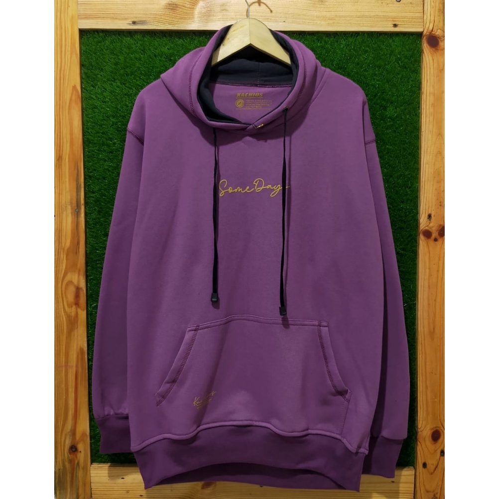 Alwii Store Hoodie Pria Distro Original Brand Tebal Sweater Sablon Kachios Kuning Cowo Korean Style 