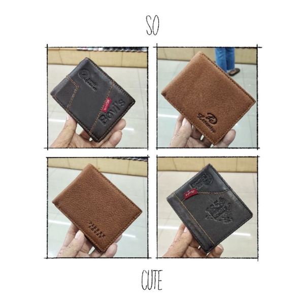 Dompet kulit pria import dompet lipat dompet laki laki levis