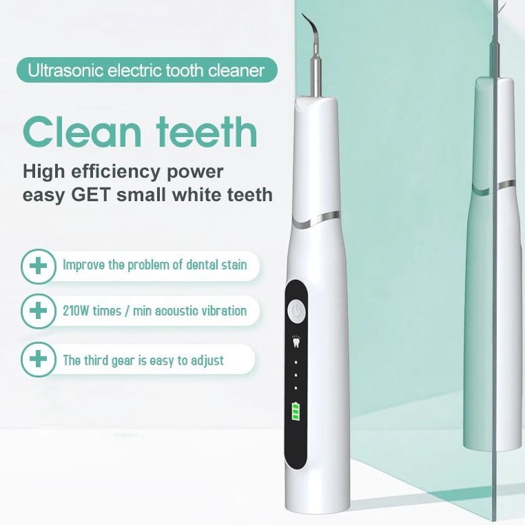 FLINT Scaling Clean Teeth Alat Pembersih Karang Gigi bisa untuk gigi manusia dan gigi hewan kesayangan warna white only putih saja satu