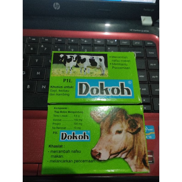 Pil Dokoh 4 Biji Obat Jamu Peningkat Nafsu Makan Hewan Sapi Kambing Domba Kerbau