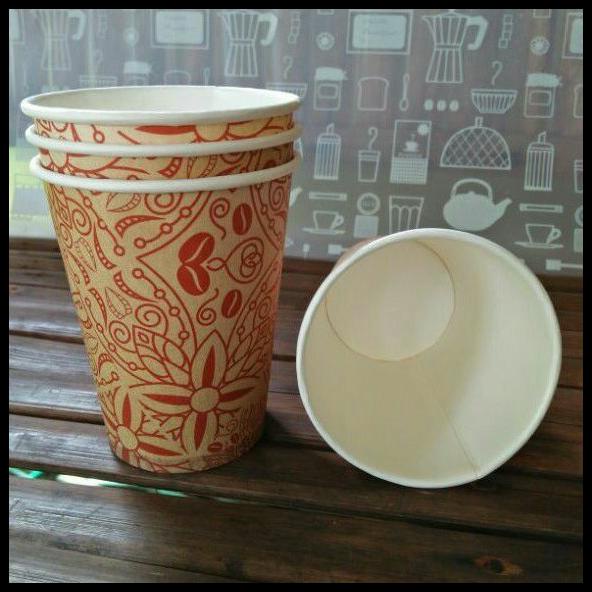 5 Pcs Gelas Cup Kertas Tutup Panas Kopi