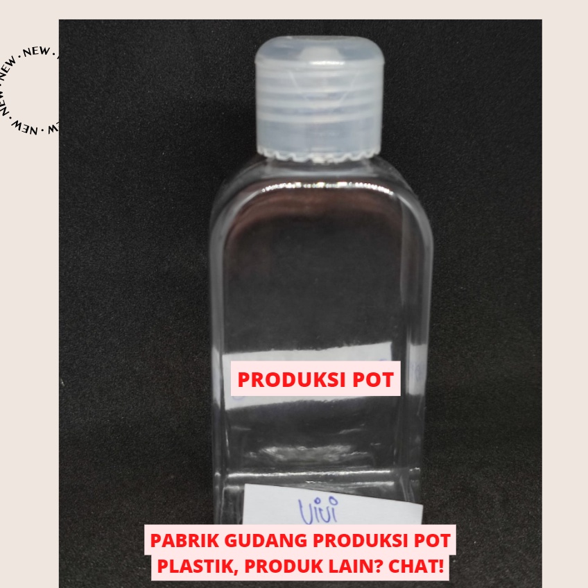 Botol Pet Botol PE Botol Toner Kosmetik Botol Kosong Botol PET Kosong Botol PET 100ML Botol 100 ML B