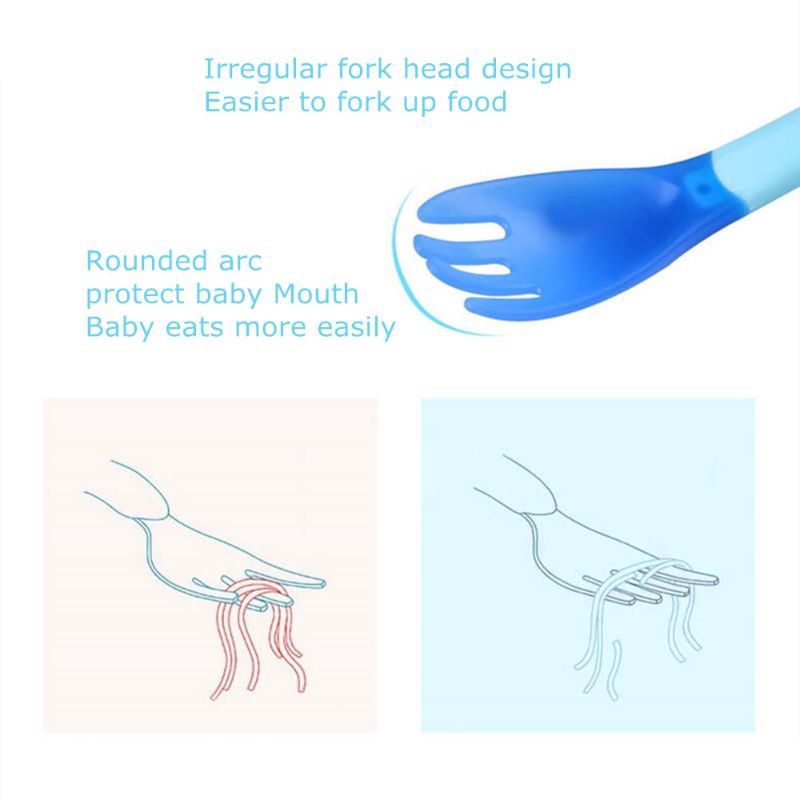 Sendok Makan Bayi Bahan Sikilon Lentur Anti Panas Premium Quality Import Best seller