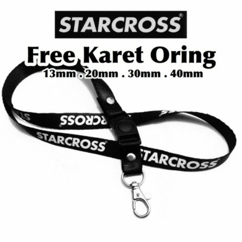

lanyard STARCROSS gantungan kunci DISTRO / tali lanyard gantungan leher id card name tag kartu nama