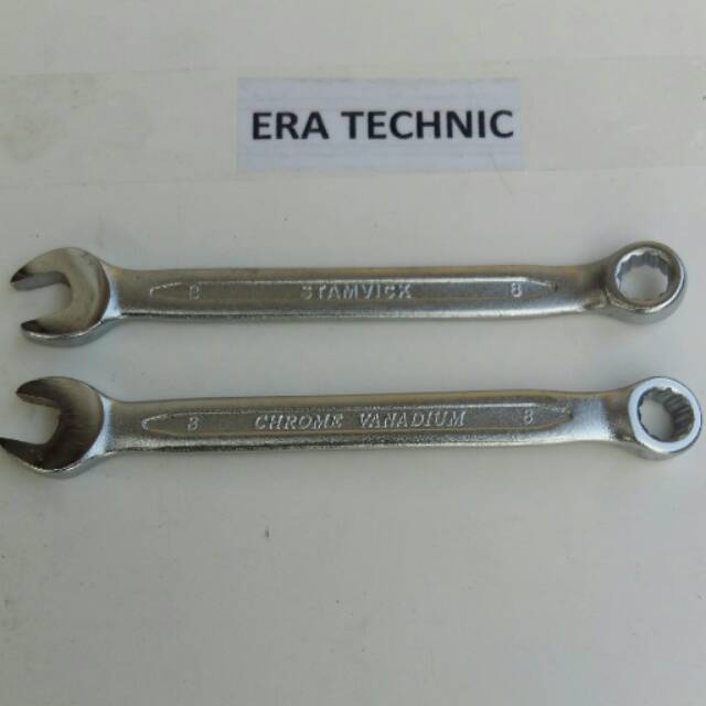 KUNCI RING PAS 8 MM. MERK STAMVICK