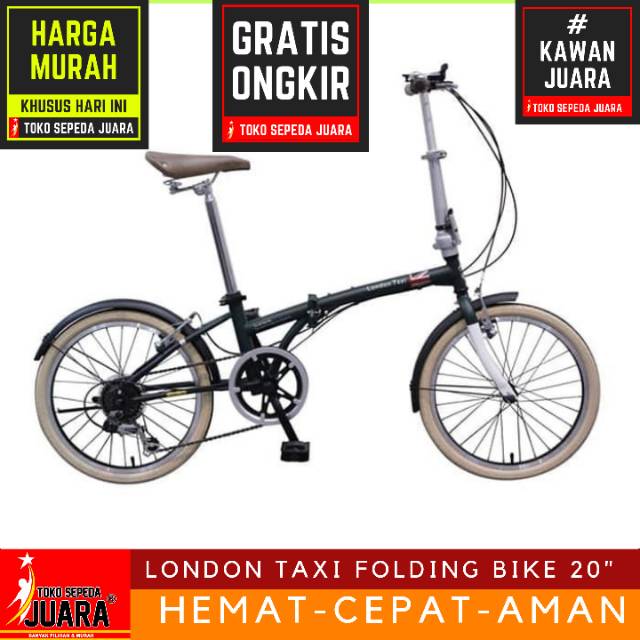 london taxi folding bike harga