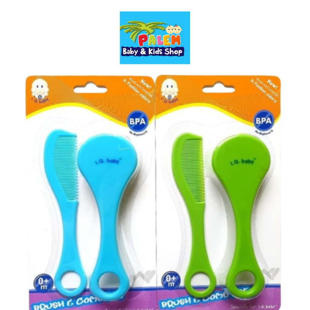 IQ Baby Sisir Bayi Brush &amp; Comb 124/ Sisir bayi set