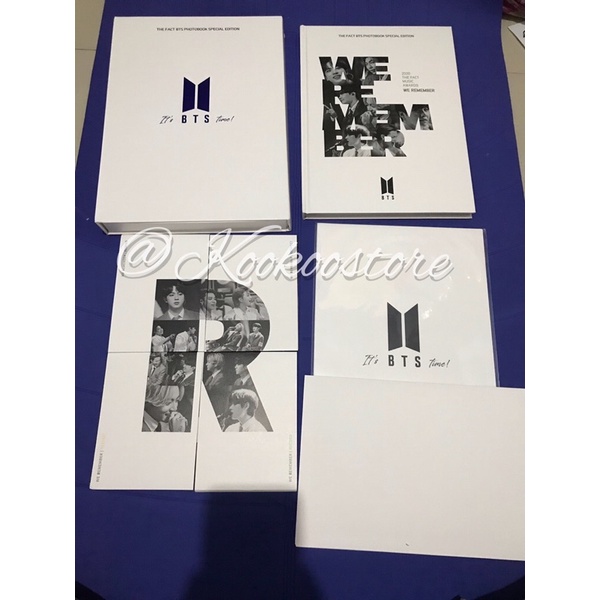 READY SHARING OFFICIAL BTS The Fact Photobook Special edition We remember