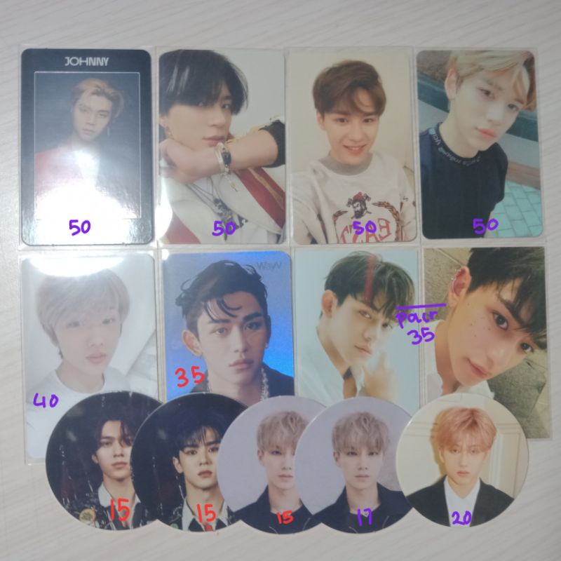 ALL BOOKED Kun Xiaojun Hendery Johnny Jeno Jisung Lucas NCT WayV PC CC / Photocard ( Empathy Dream, 