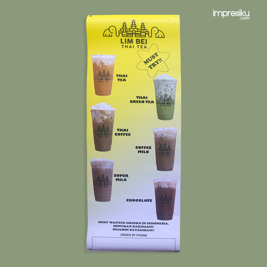 Desain Poster Contoh Banner Minuman Kekinian 9647