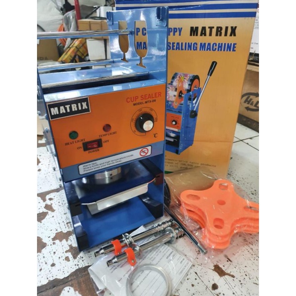 Aqua Cup Sealer Matrix MTX-D8 Mesin Press Cup ET-D8 Matrix x MTX-D8 DC Matrix