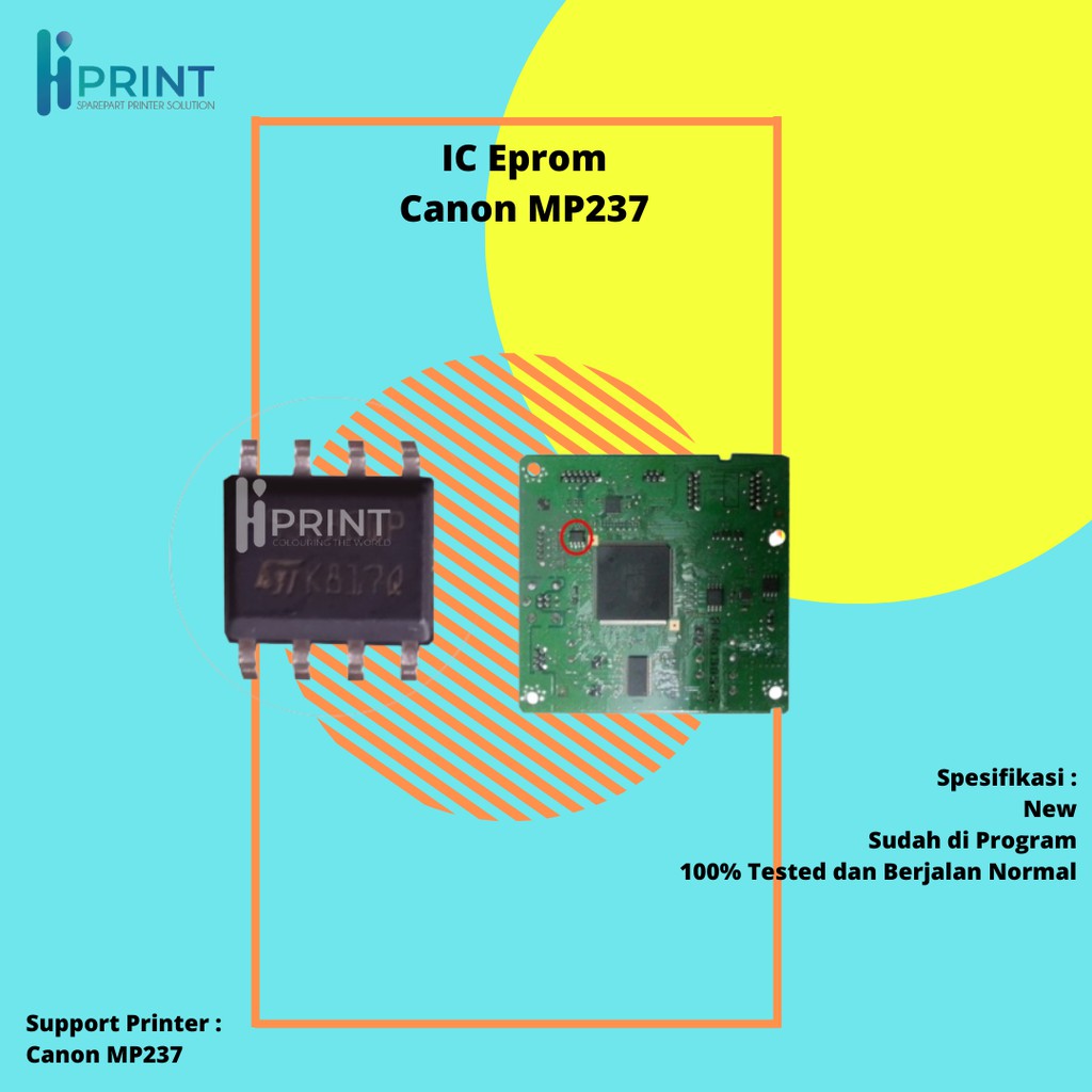 IC Eprom MP237 Canon, IC Eeprom Reset Canon MP237, IC Counter MP 237, IC 95080