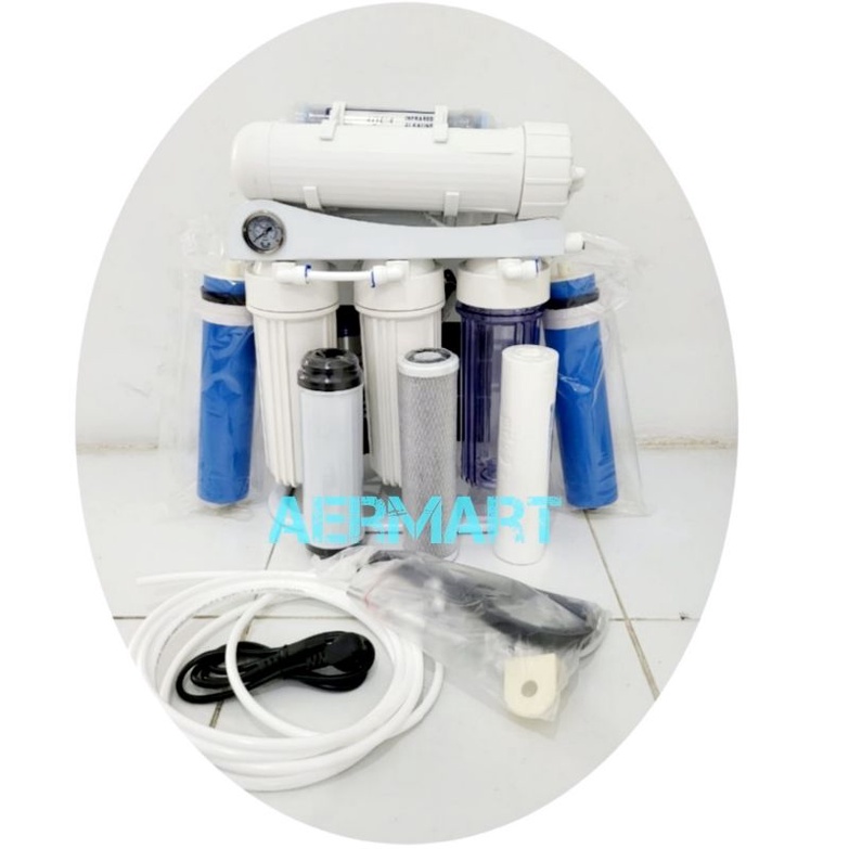 Mesin RO 1000 GPD 6 Step - Reverse Osmosis 1000GPD 6 Tahap Undersink