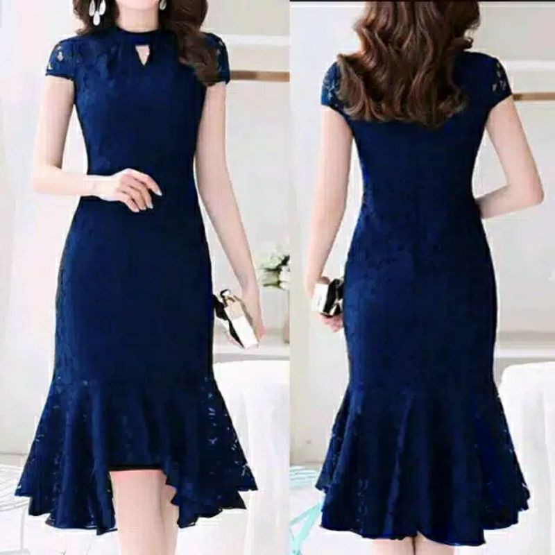 PCS DRESS SHOPIA LACE BRUKAT 3 UKURAN L XL XXL KR ADA VIDEO REVIEW ASLI PRODUK