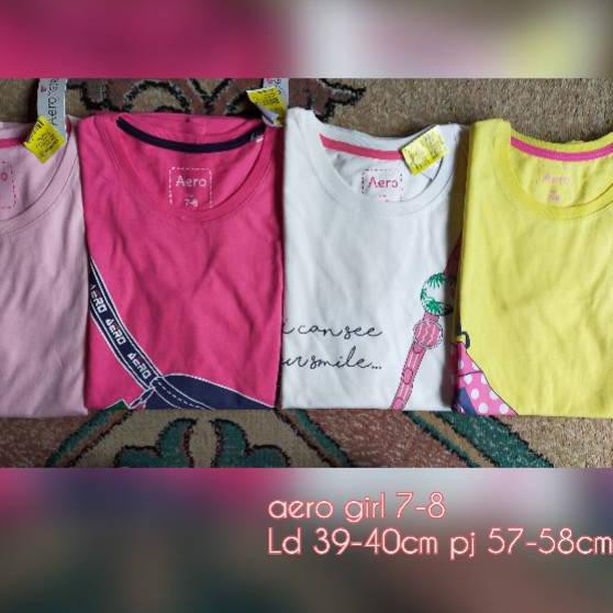 Hot Sell kaos  anak  aero girls nevada  junior Shopee 