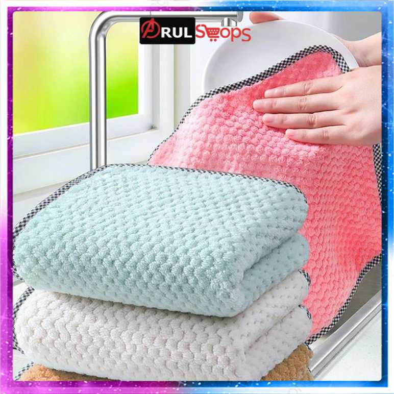 ARS - Yiqiang Handuk Dapur Serbaguna Kain Lap Anti Panas 5PCS - G20