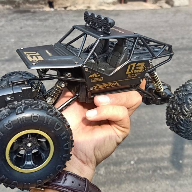 Mobil remote control rock climber 4wd
