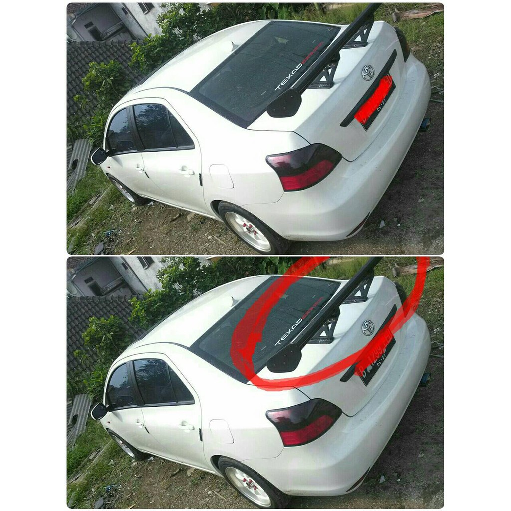 Jual Aksesoris Eksterior Mobil Sedan All Type Spoiler GT Wings Tingkat 2 Sporty Elegan Ringan Mudah Murah Indonesia Shopee Indonesia