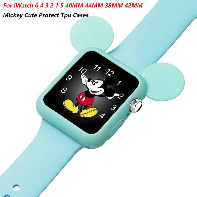 Case Tpu Motif Mickey Mouse Cover Apple Watch 6 4 3 2 1 5 40MM 44MM 38MM 42MM