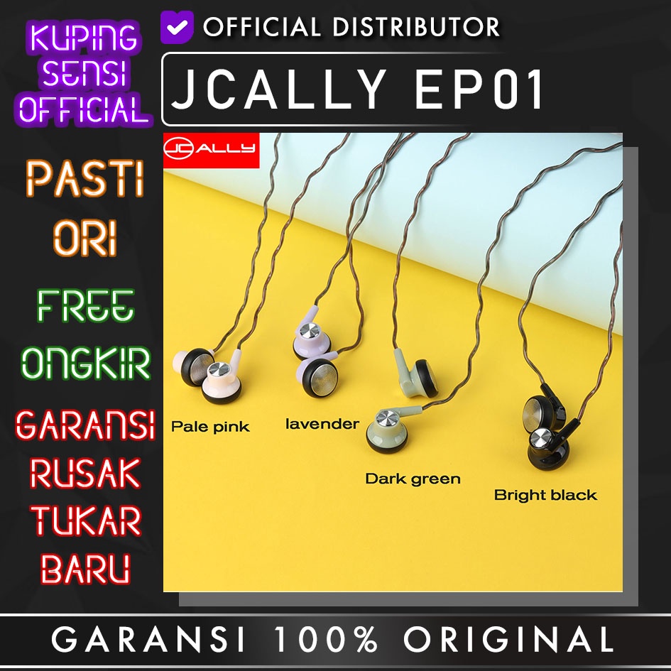 JCALLY EP01 Earbud with Microphone alt KZ EDX Pro QKZ AK6 X Pro TRN MT1 Vido Nicechk Earbud