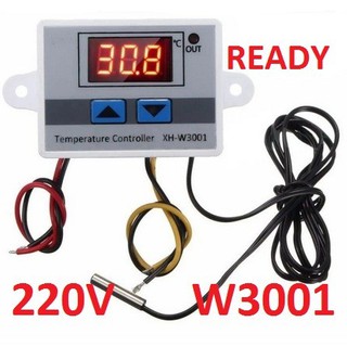 Thermostat Digital AC 220V XH W3001 Termostat Alat Pengatur Suhu Panas -