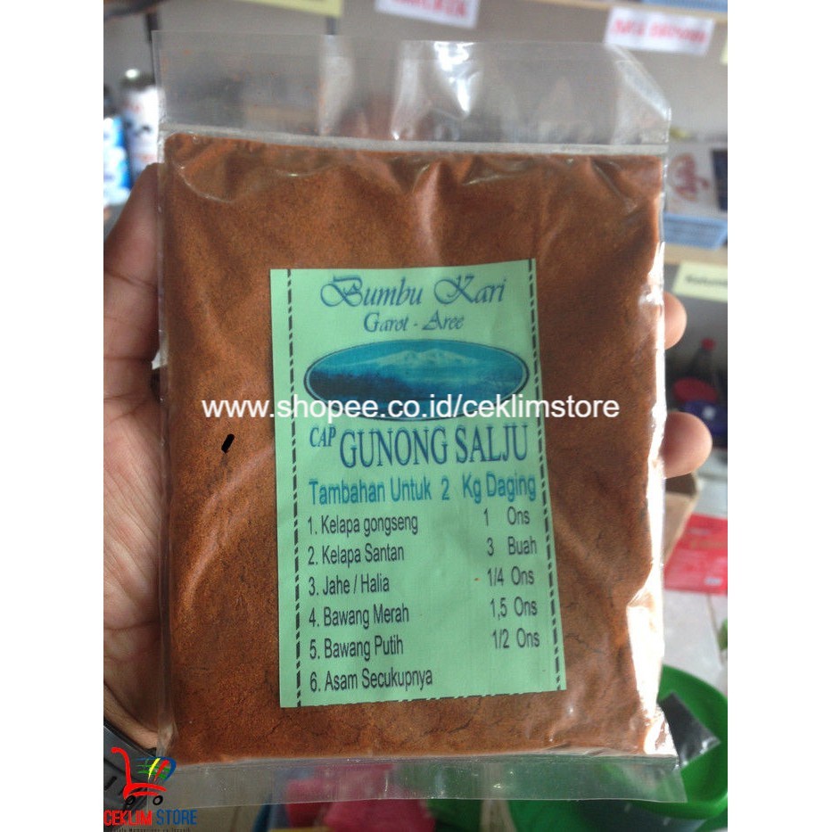 

Bumbu Kari Aceh ( Untuk 2 Kg Daging )
