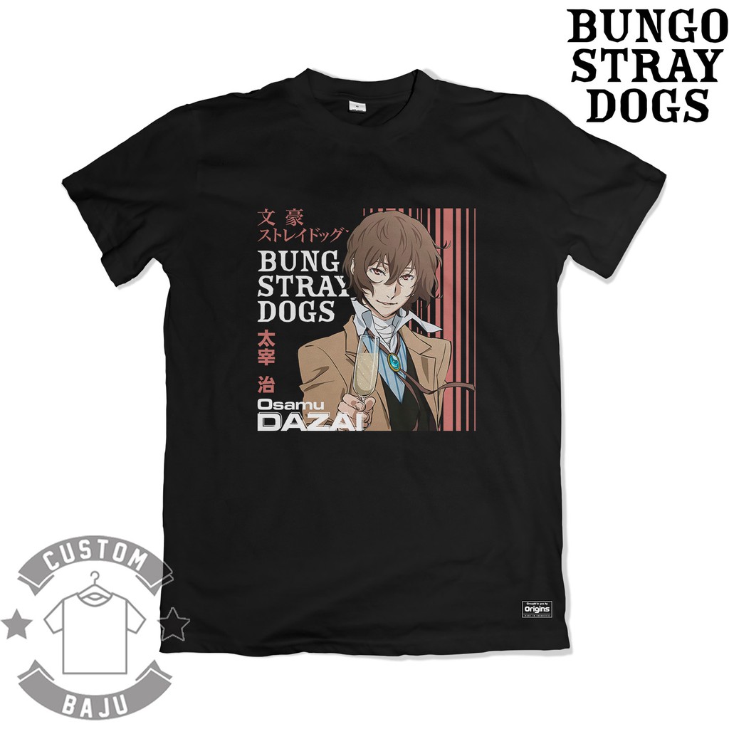 Kaos Osamu Dazai Anime Bungo Stray Dogs 641