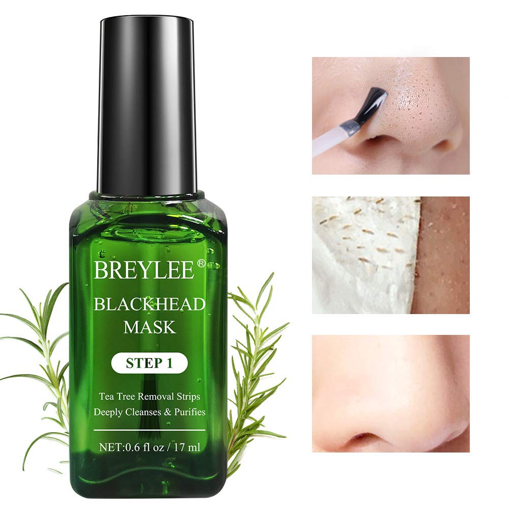 BPOM Breylee Blackhead Mask STEP 1 / Breylee Pore Serum STEP 2 ( Masker Komedo Serum Wajah )