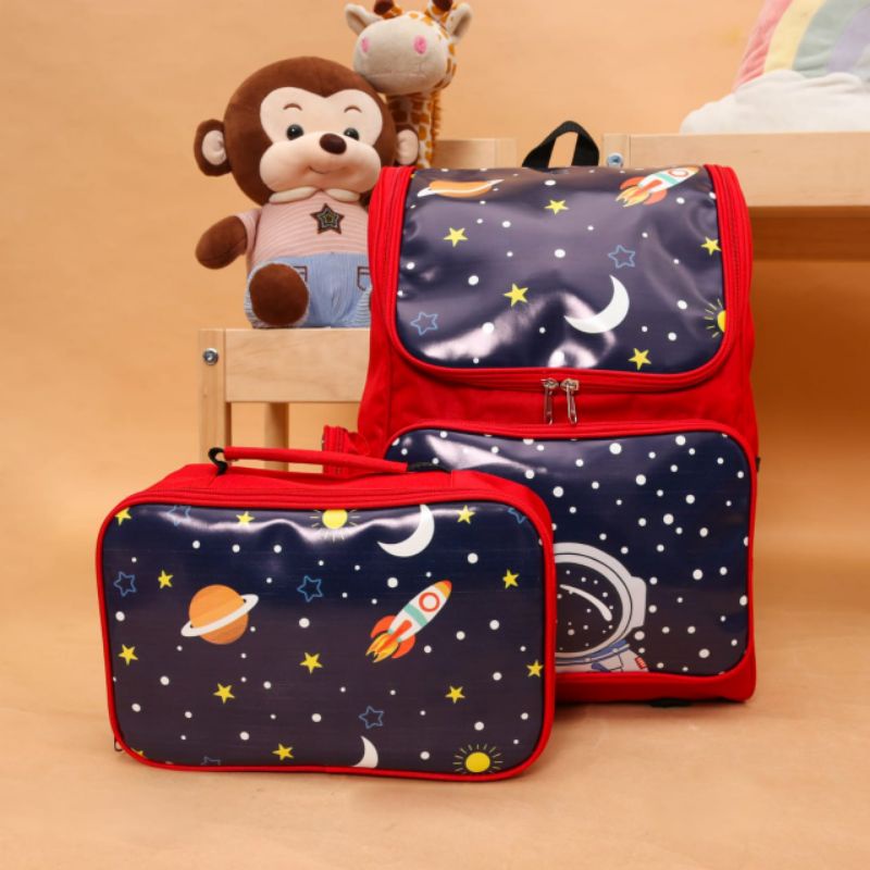 BAG SET LUNCH BAG ANAK SEKOLAH LUNCH BAG