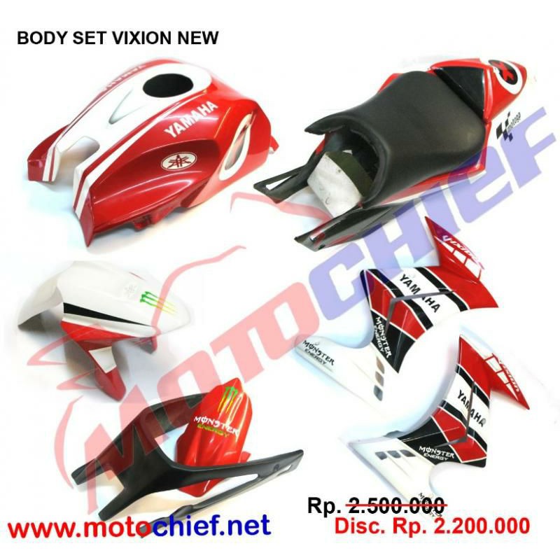 Body Set Vixion New New (9 Item)
