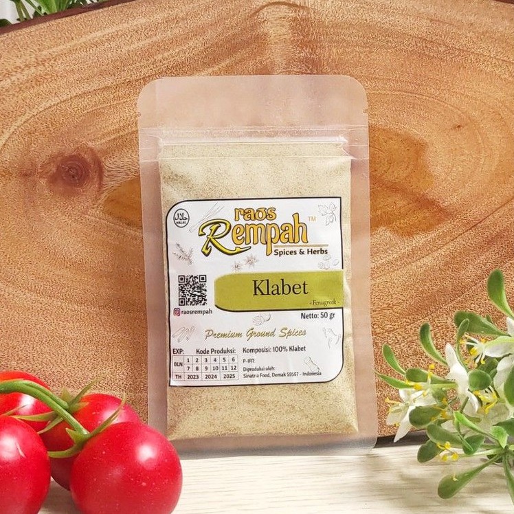 

Klabet Bubuk / Ground Fenugreek Raos Rempah