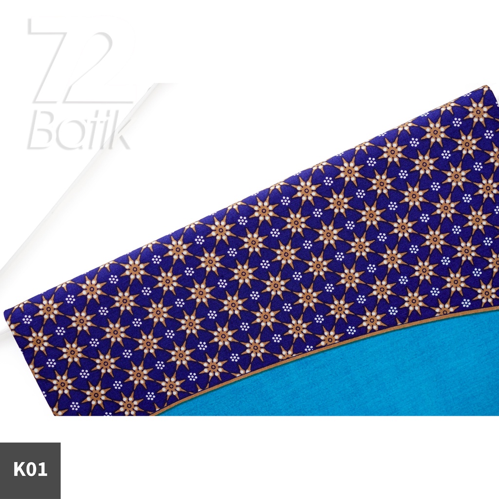 KAIN BATIK PREMIUM Bahan Katun Motif Wayang Mega Warna Biru Muda 721485 Cap 72 Jarik Jarit Samping Kebat Panjang Batik Katun Modern Premium Bahan Seragam Batik Pernikahan Kantor Keluarga Murah Kamen Jadi Batik Bali Lembaran