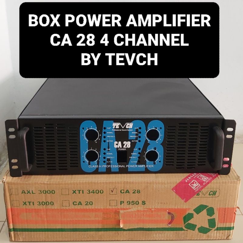 Box Power Amplifier CA-28 4 Channel CA28 Boks Ampli Pawer