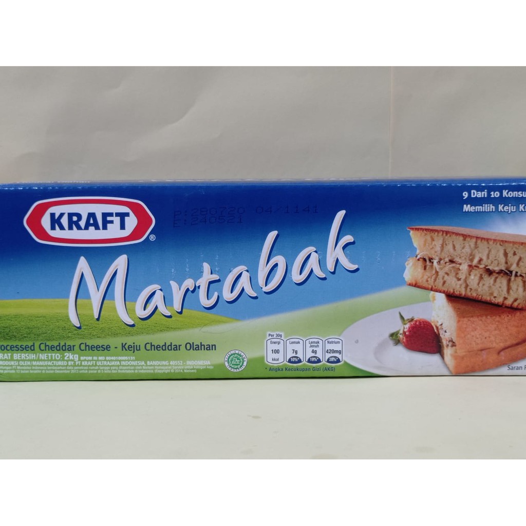 

Keju Kraft Martabak 2 kg Cheese