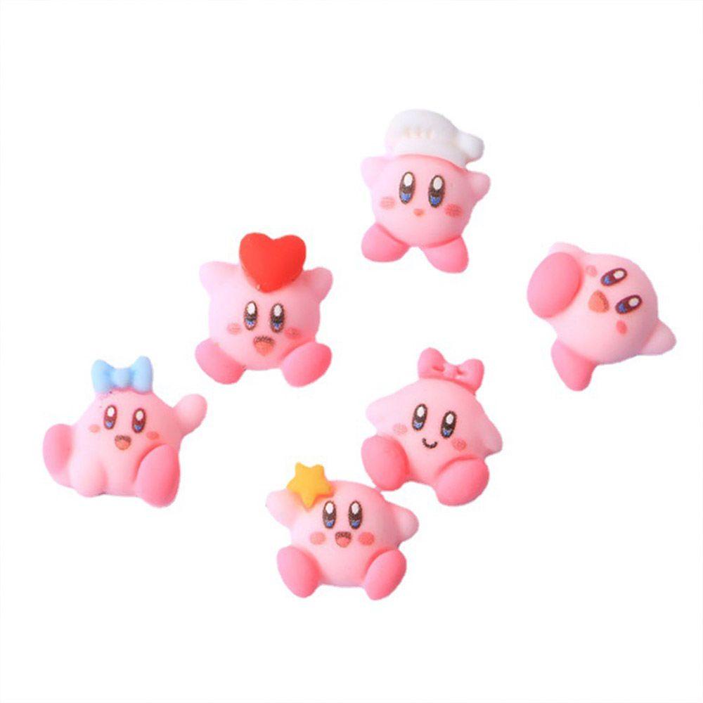 Agustin 3D Hiasan Kuku Kawaii Lucu Warna Pink DIY Aksesoris Tekan Pada Kuku Manicure Charms DIY Nail Art Dekorasi
