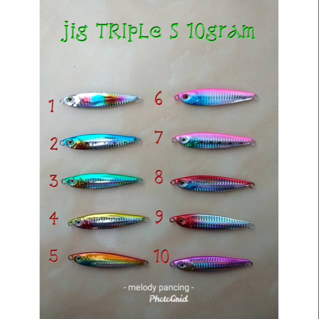 Micro jig 10gram (Triple S)