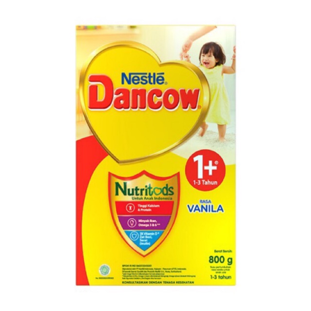 

Dancow 1+ dengan Nutritods Vanilla 800gr