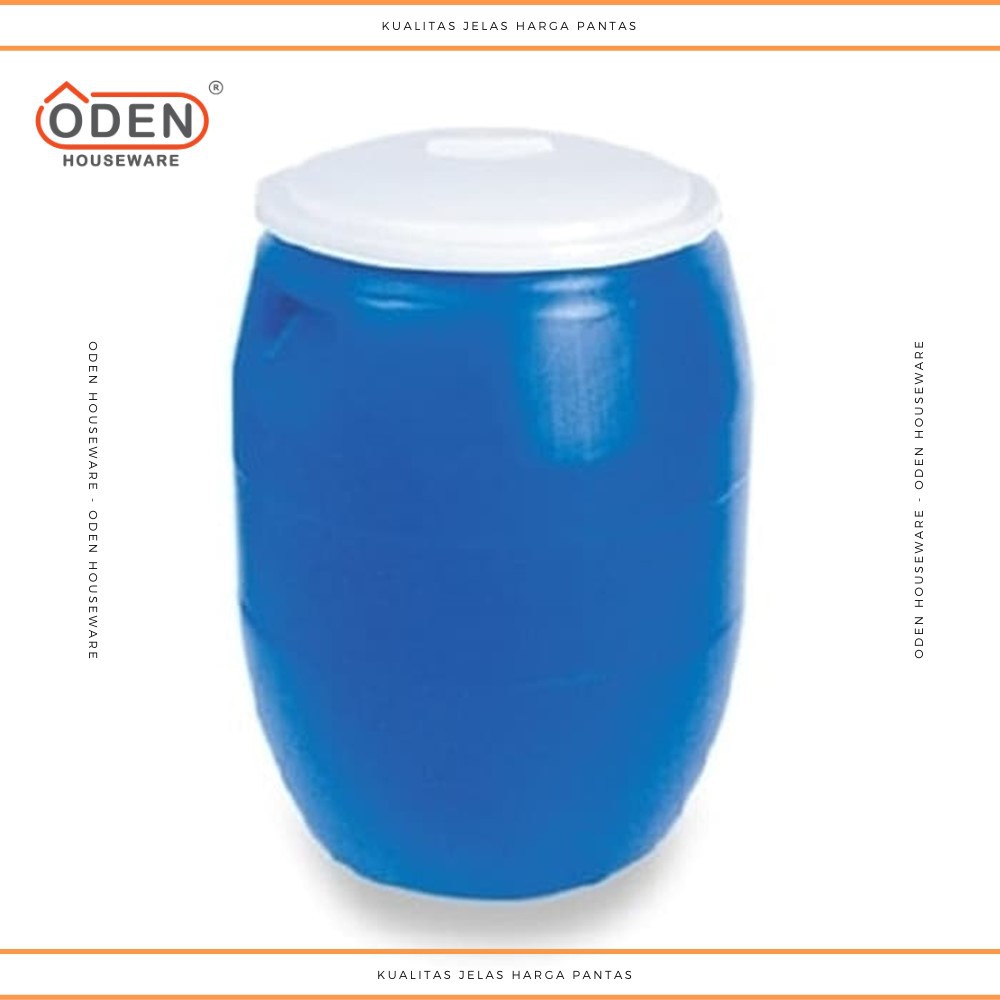 Tong / Gentong Air 60 Liter Biru 0506 Green Leaf