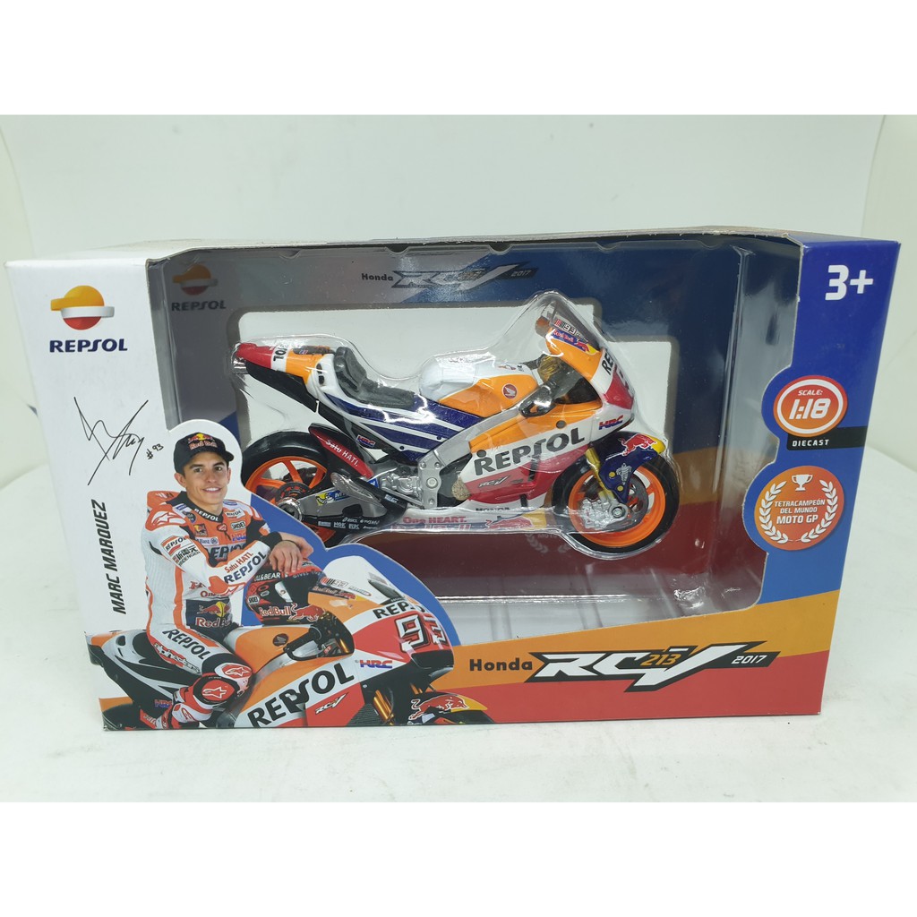 DIECAST HONDA RCV213 2017 MARC MARQUEZ