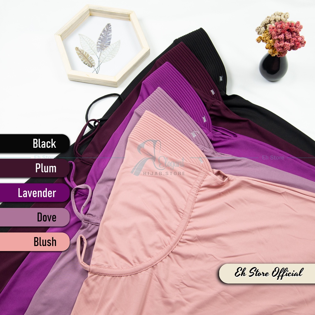 JILBAB INSTAN KHIMAR SERUT JOKOWI UKURAN L SPANDEX PREMIUM