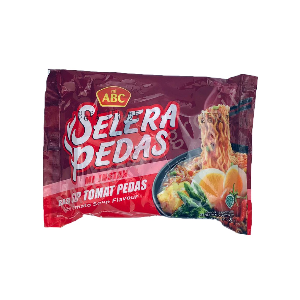 MIE ABC SELERA PEDAS 6 VARIAN RASA