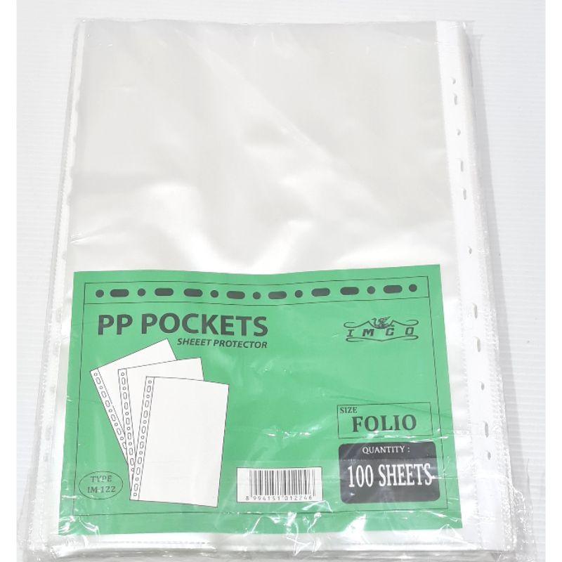 

RB PP Pocket Folio 100 Lembar Sheet Protector