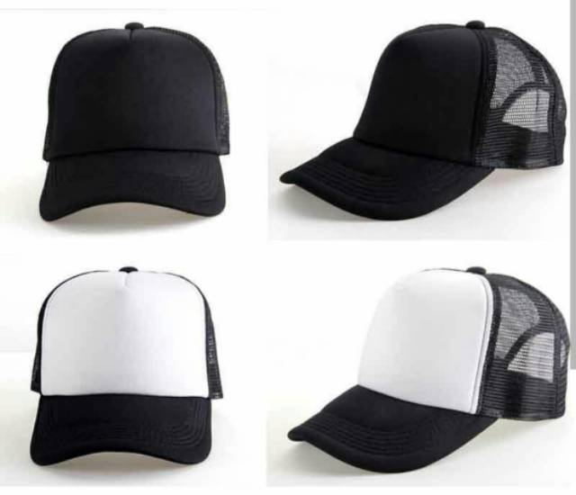 Topi Trucker Polos Topi Polos Jaring