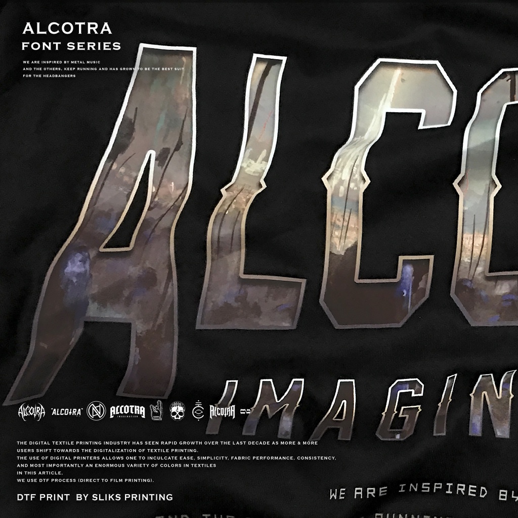 TS ALCO WAR // T-SHIRT ALCOTRA WAR FONT