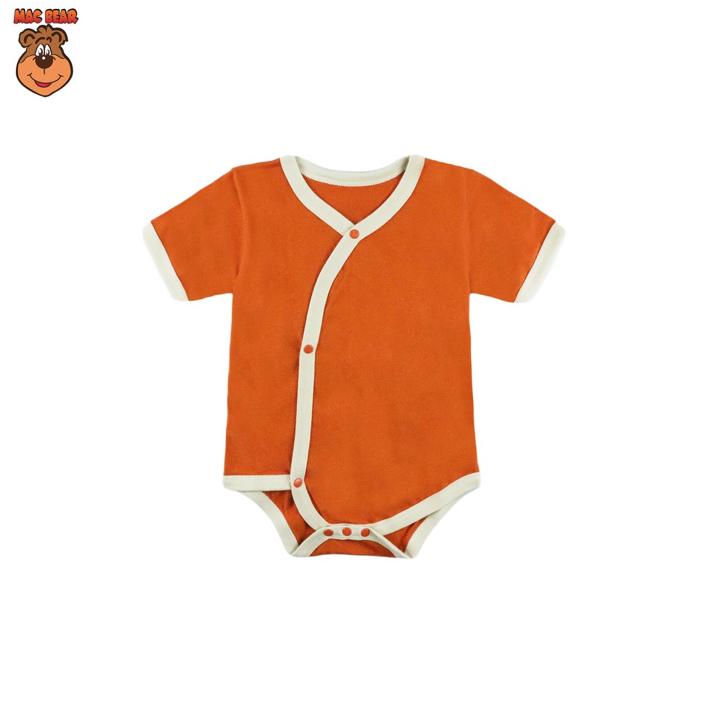 Little B By MacBear Jumper Bayi Unisex Basic Collection Little Floy Newborn - 12 bulan-Orange
