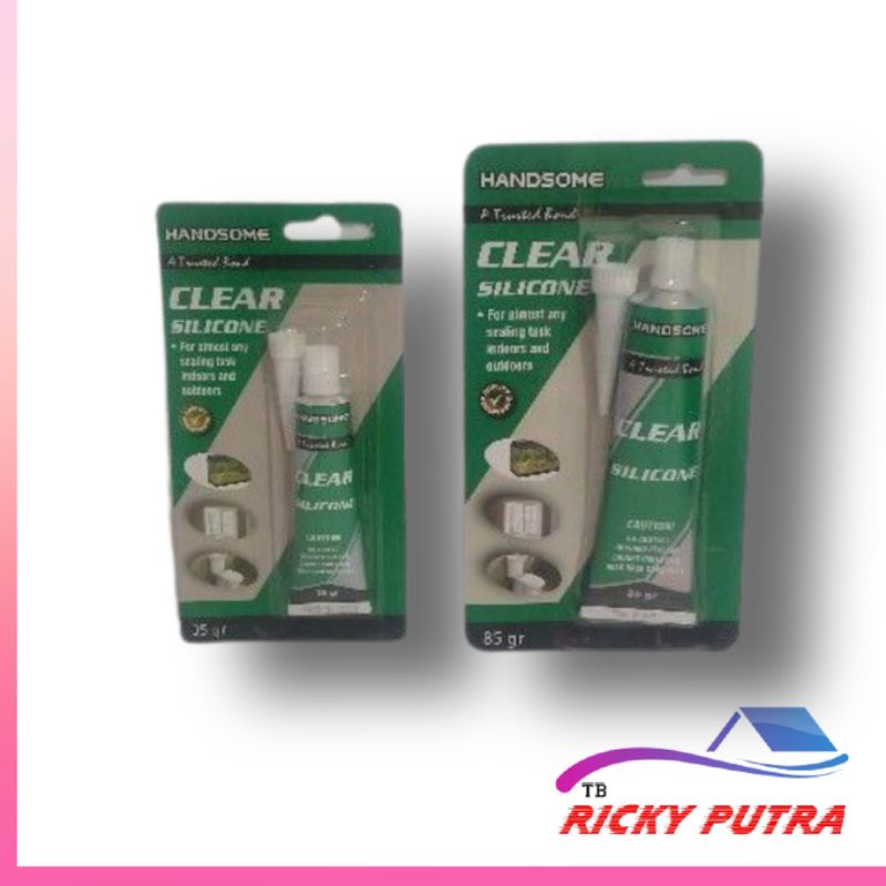 

Lem Kaca clear 85 gr & 32 gr /Lem aquarium /silicone sealent besar kecil