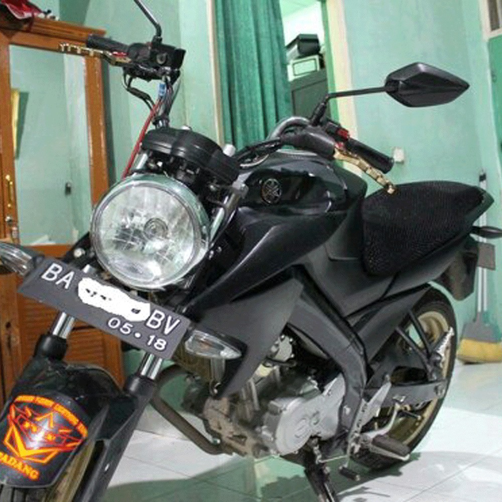 Dudukan Lampu Pesek Bulat New Vixion Braket Variasi 7 Inch Bonus