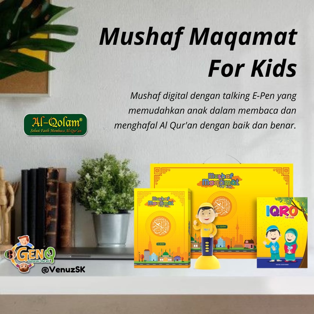 Mushaf Maqamat for Kids MMKids Alquran Pen Al Qolam Maqomat Original